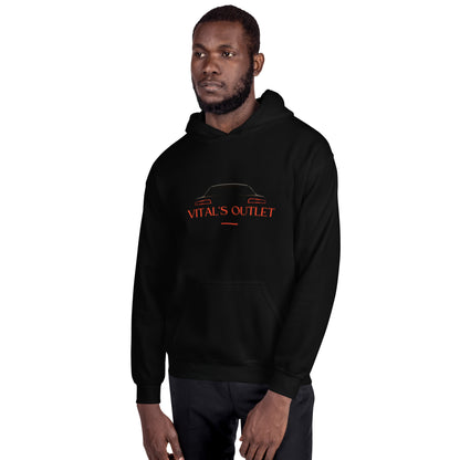 Men's Rear Car Graphic Hoodie