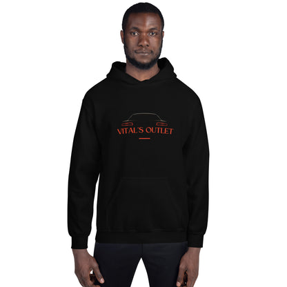 Men's Rear Car Graphic Hoodie